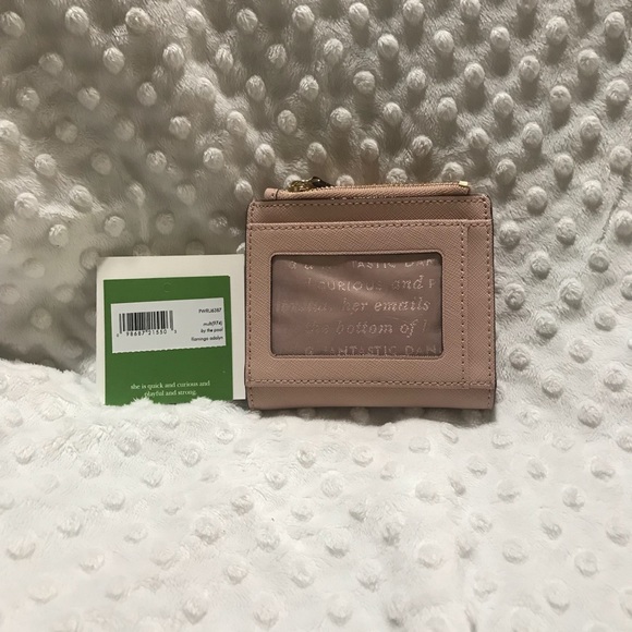 Kate Spade By The Pool Flamingo Adalyn Wallet NWT - Picture 5 of 5